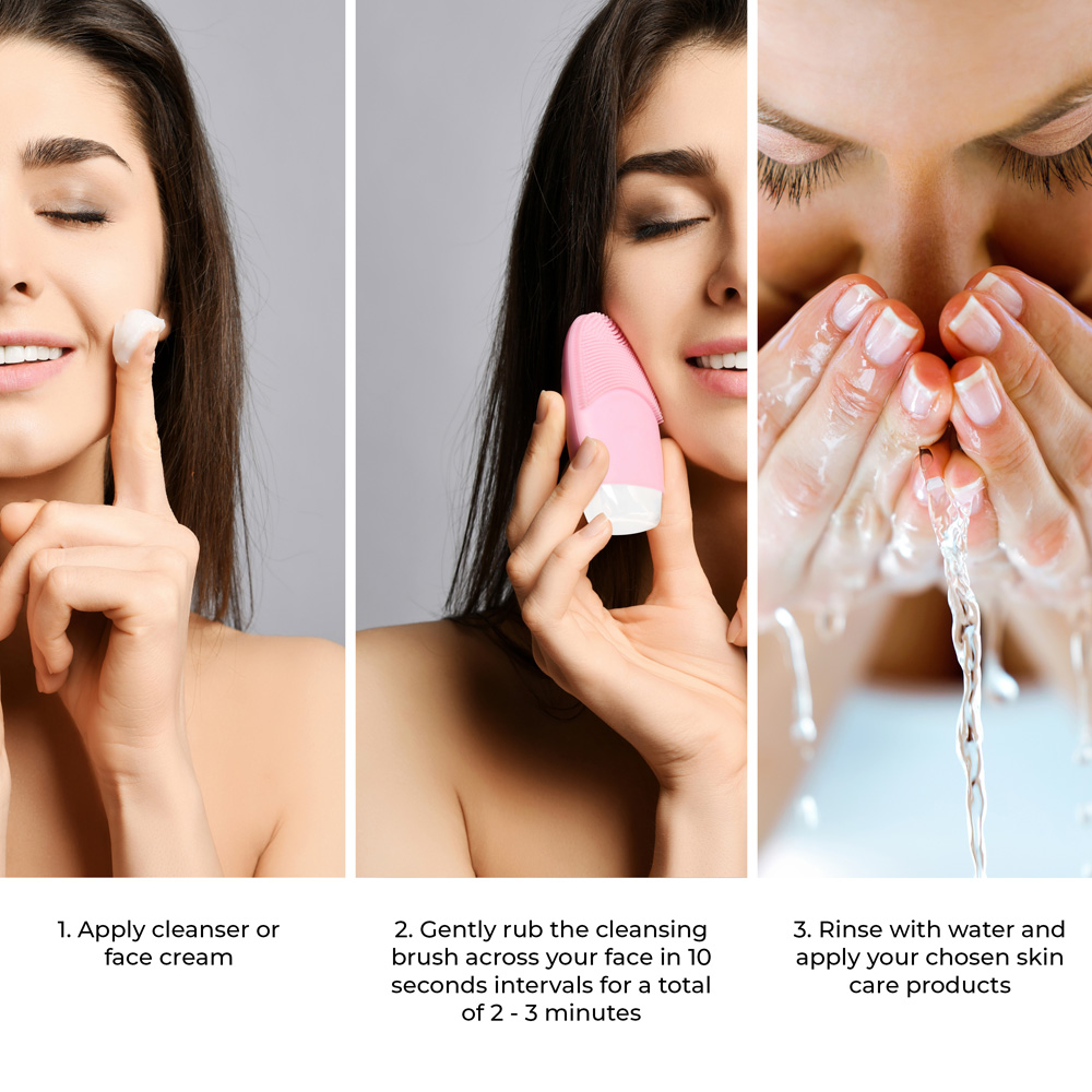 Bauer Professional Silicone Facial Cleansing Brush Image 5