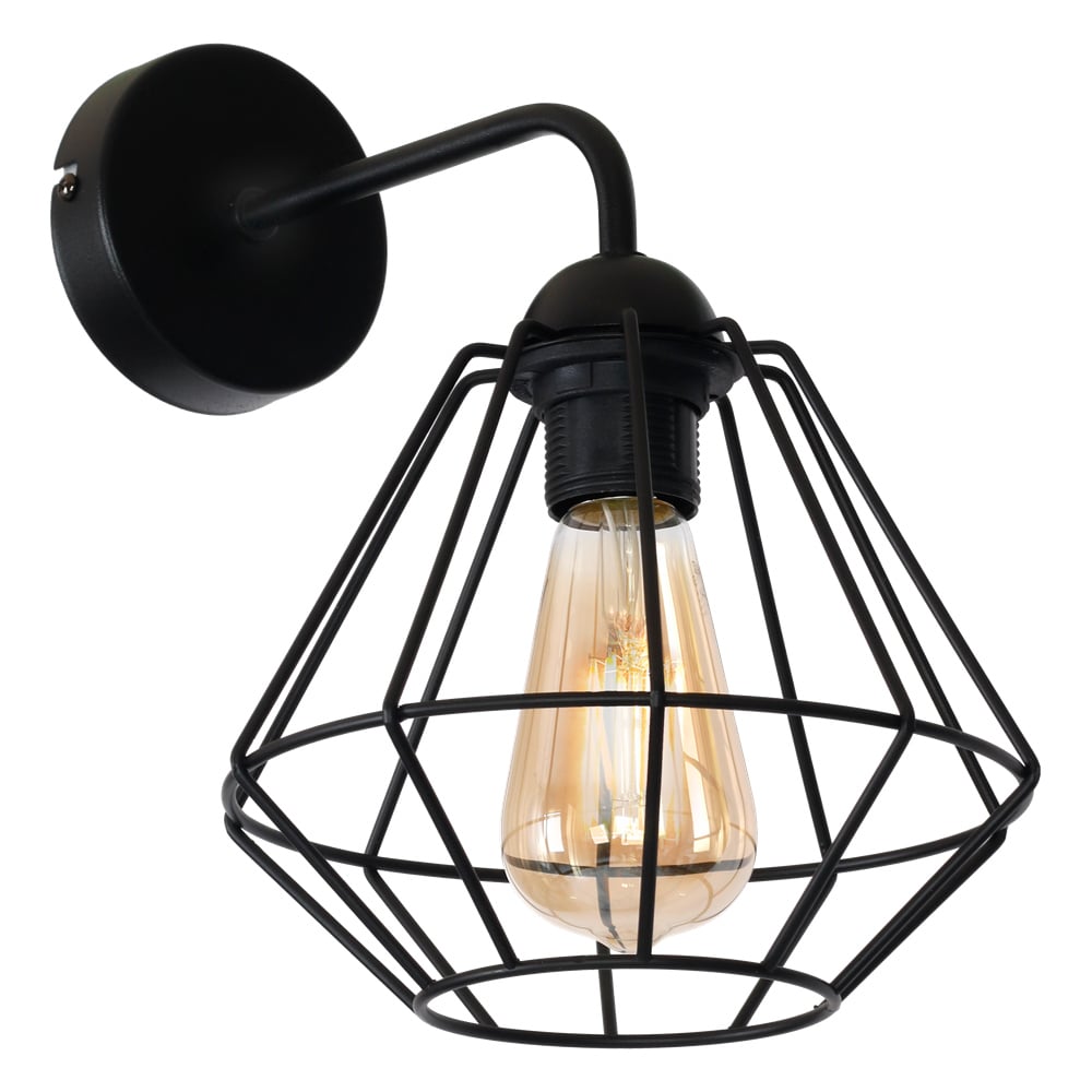 Milagro Colin Black Wall Lamp 230V Image 7