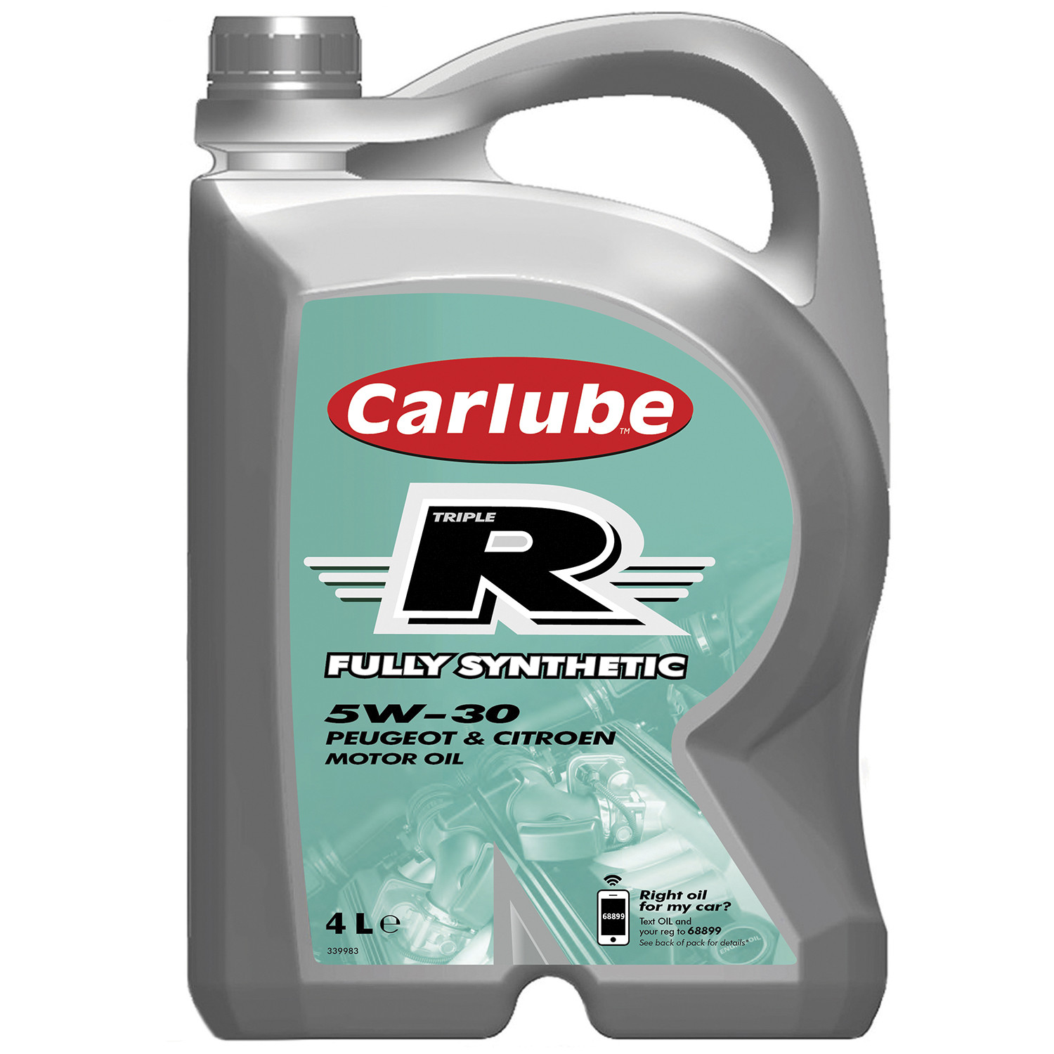 Triple R Fully Synthetic 5W30 Peugeot and Citroen Motor Oil - 4l Image