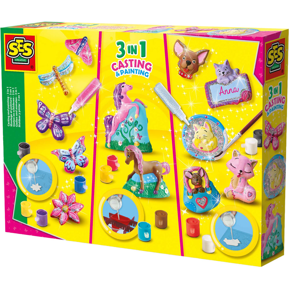 SES Creative Casting and Painting 3-in-1 Set Image 1