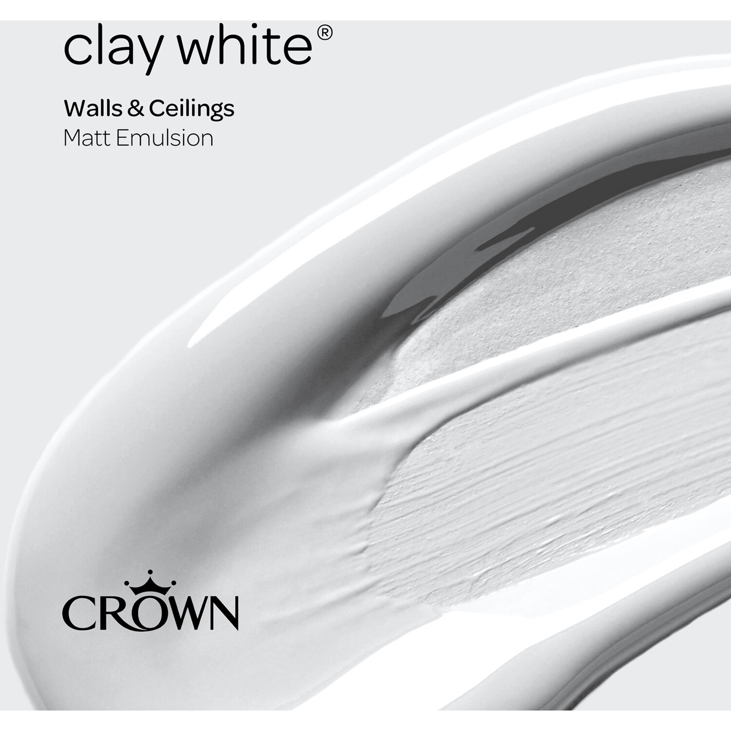 Crown Wall and Ceilings Clay White Matt Emulsion Paint Image 7