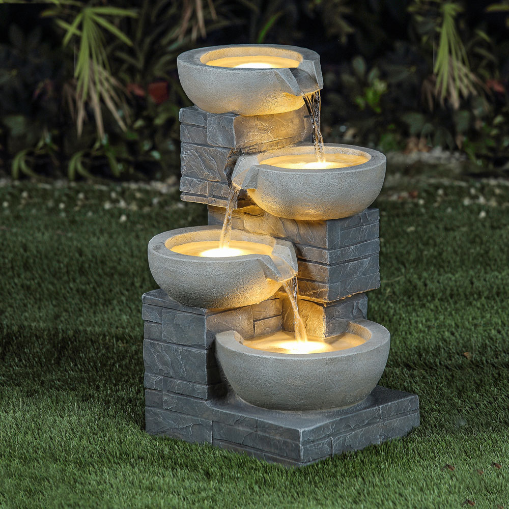 Charles Bentley Rhine Mains Powered Cascading Water Feature Image 2