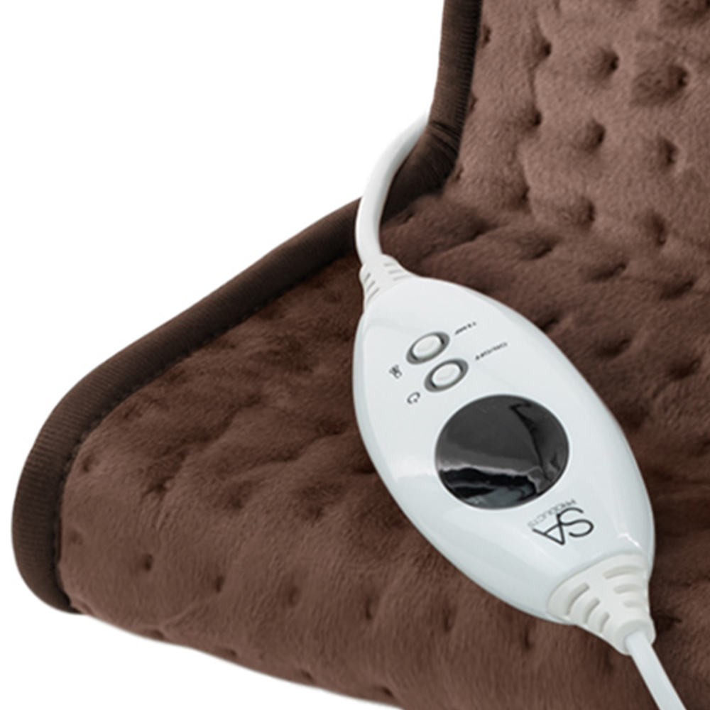 Brown Electric Foot Warmer with 6 Heat Settings Image 2