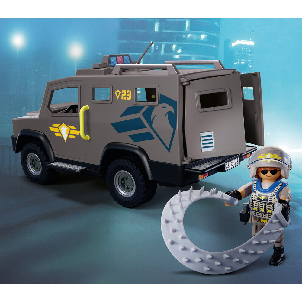 Playmobil SWAT Police Truck Playset Image 6