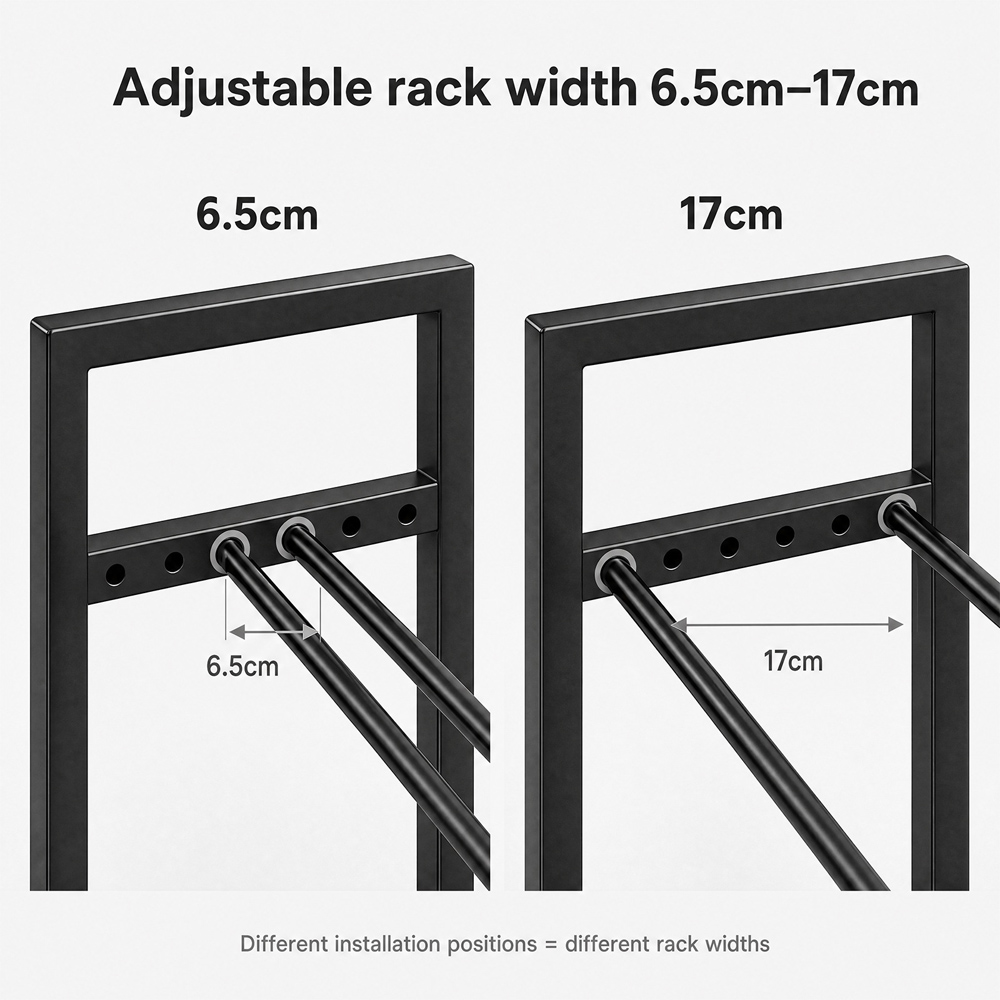 Lambu Centra 3-Tier Heavy Duty Steel Adjustable Dumbbell Rack Image 5