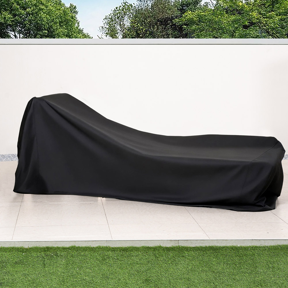 Direct Wicker Black Heavy Duty Sun Lounger Cover 76 x 218 x 86cm Image 8