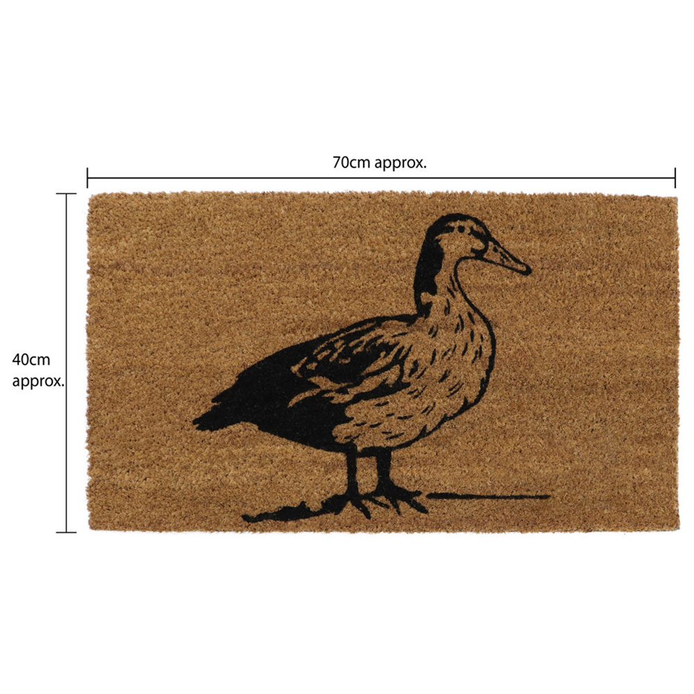 JVL Quackers Duck Latex Coir Door Mat 40 x 70cm Image 6