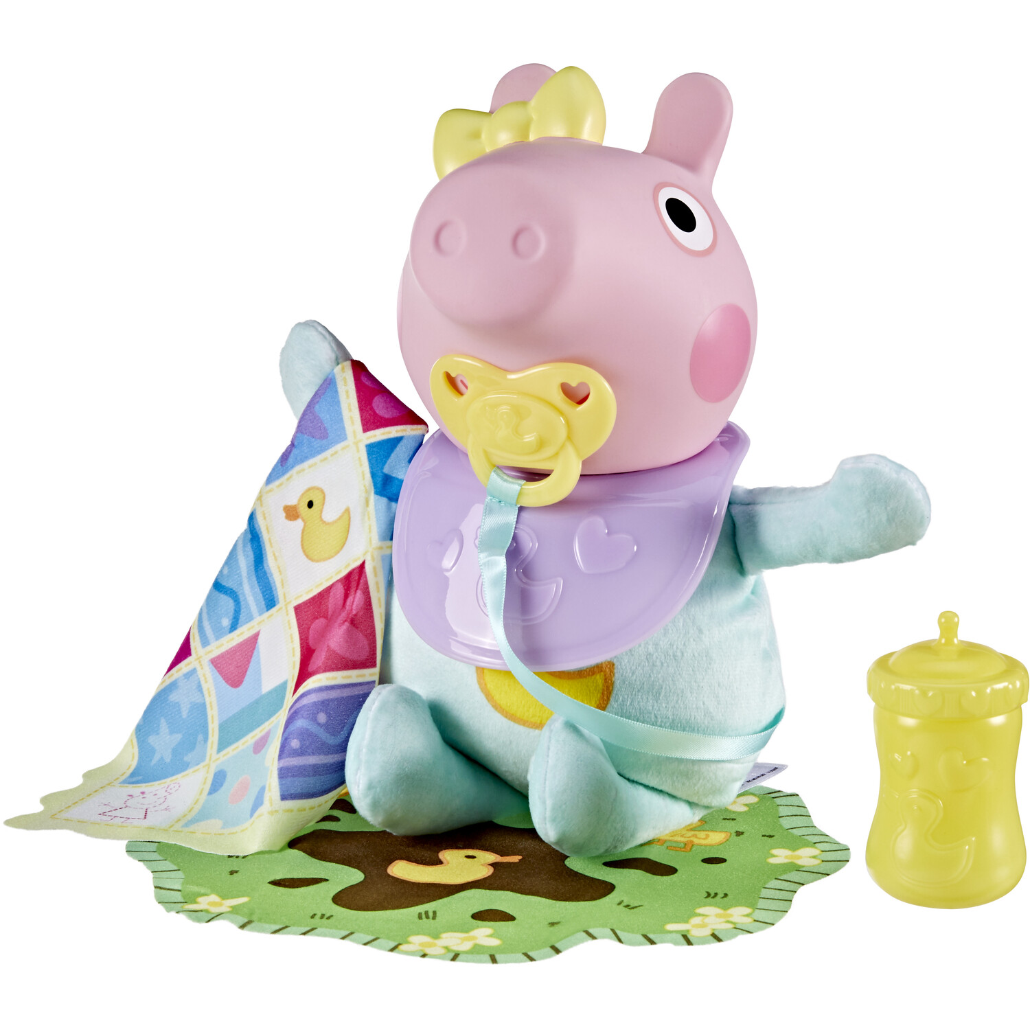 Peppa Pig Oink and Snuggles Evie Baby Doll Set Blue Image 5