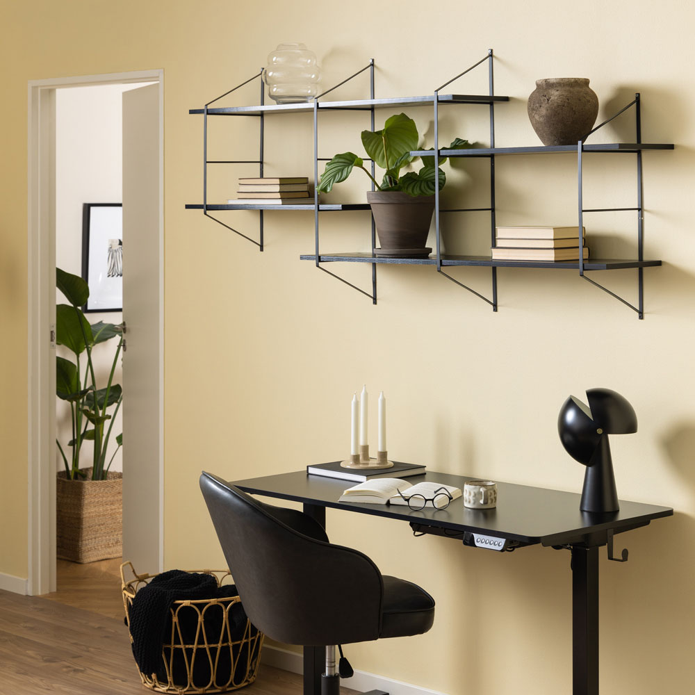 Florence Belfast 4 Tier Black Floating Wall Shelf Image 8
