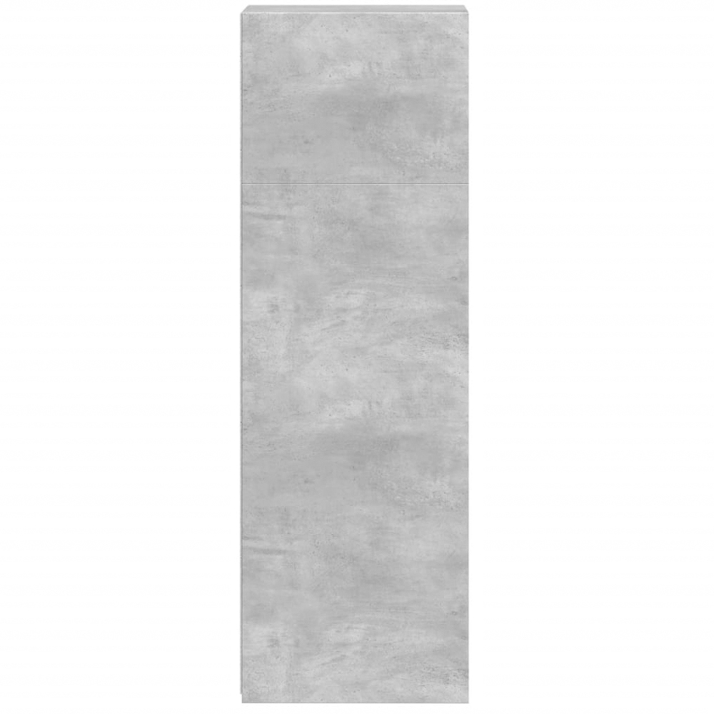 vidaXL 4 Shelf Concrete Grey Highboard Image 5