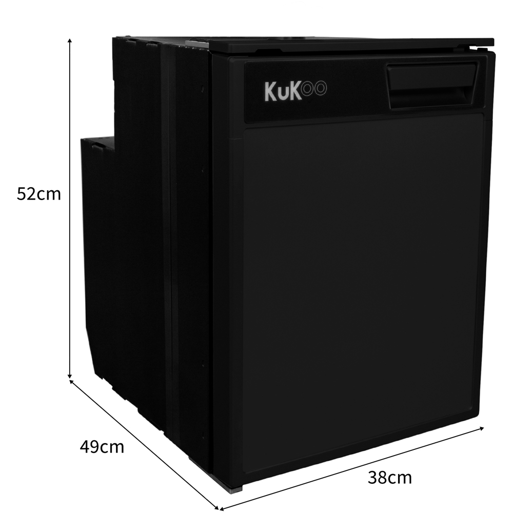 KuKoo Black 46L Compressor Fridge 40W Image 4