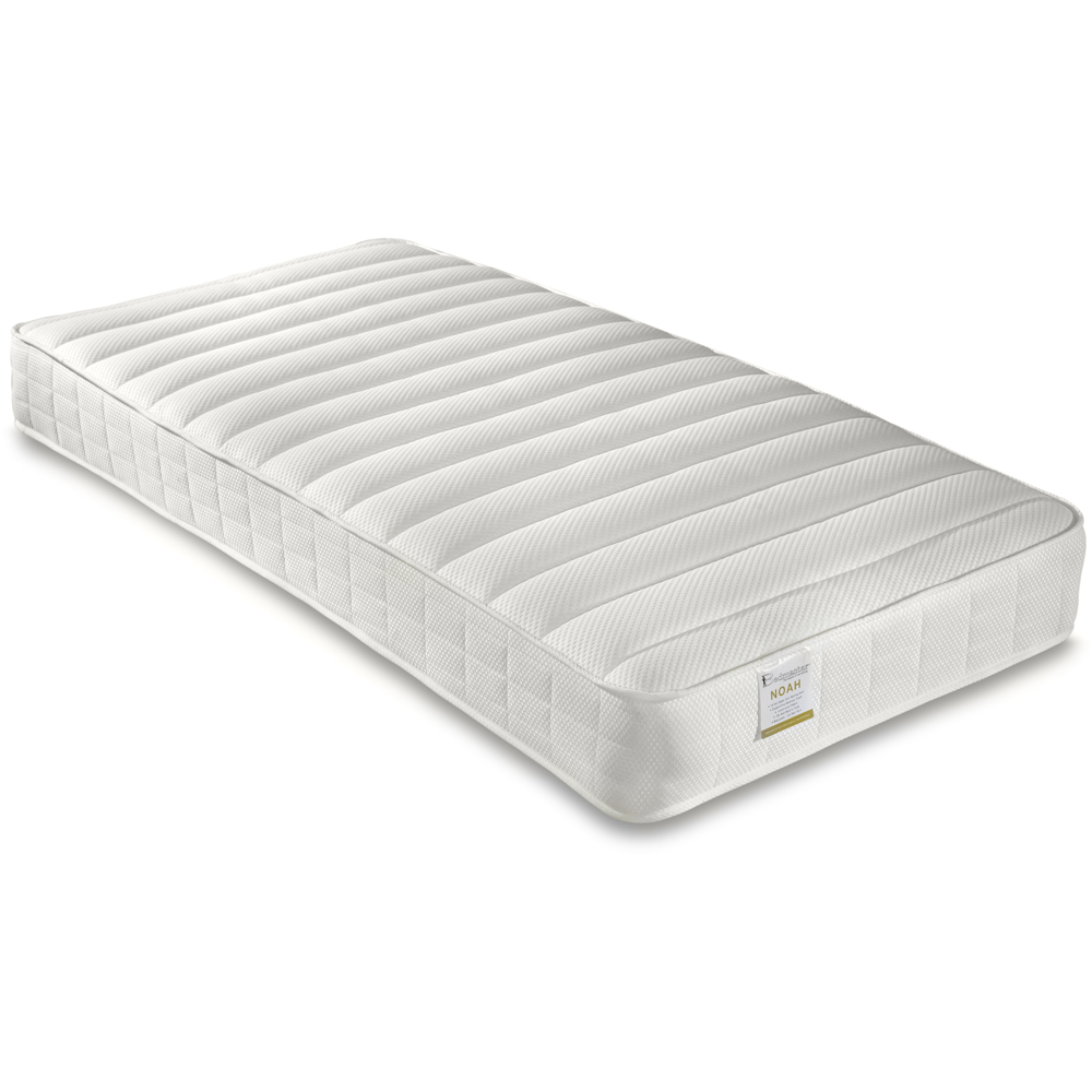 Copella White Guest Bed and Trundle with Memory Foam Mattresses Image 2