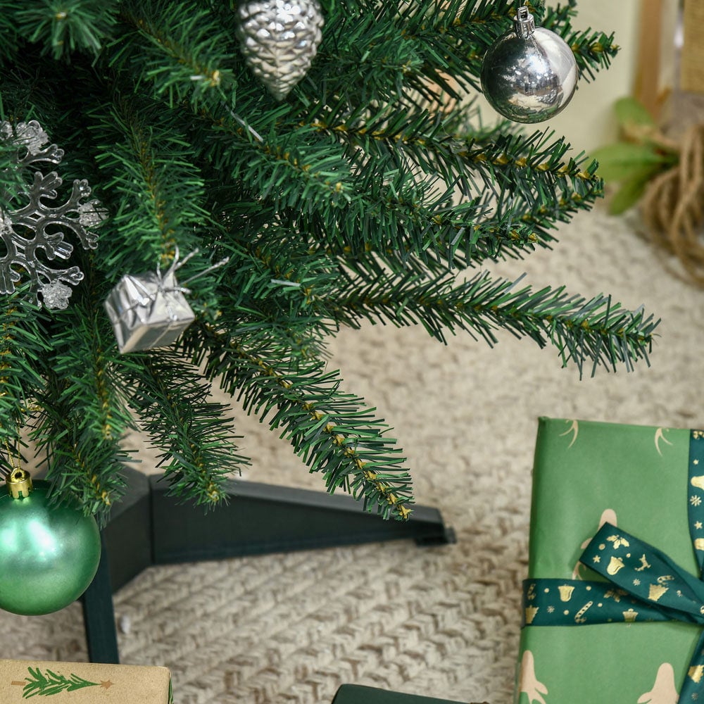 Everglow Green Artificial Pine Christmas Tree 5.9ft Image 4