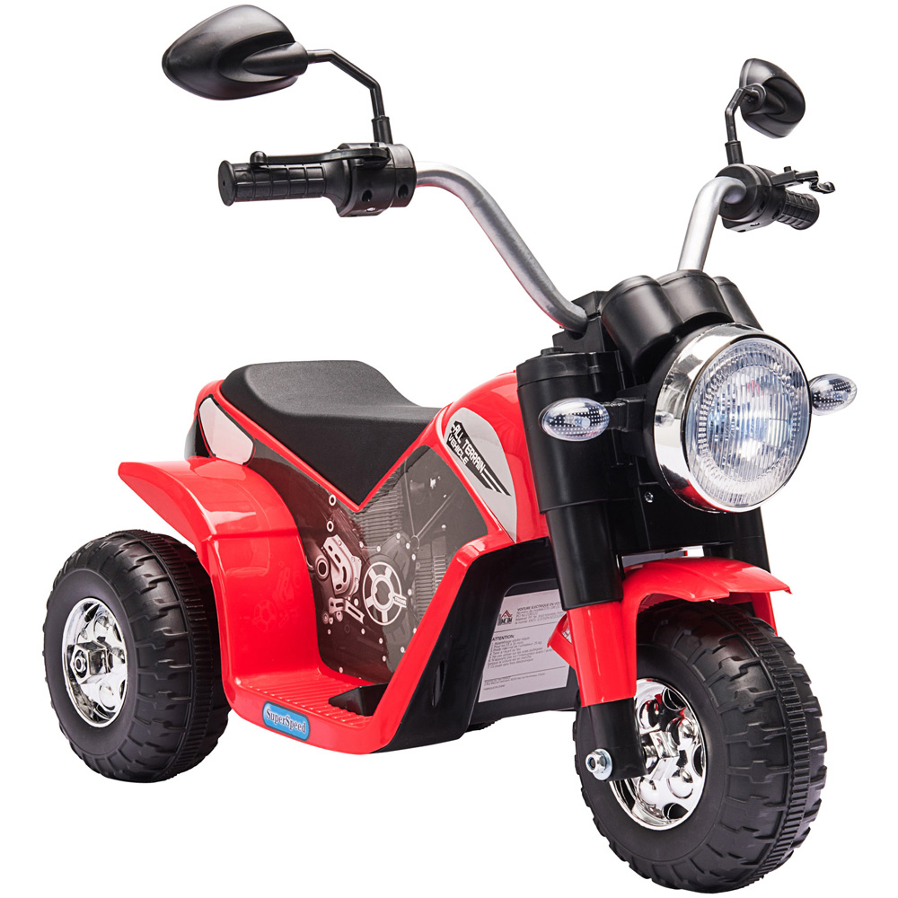 Portland Kids Ride On Electric Motorcycle Red Image 1