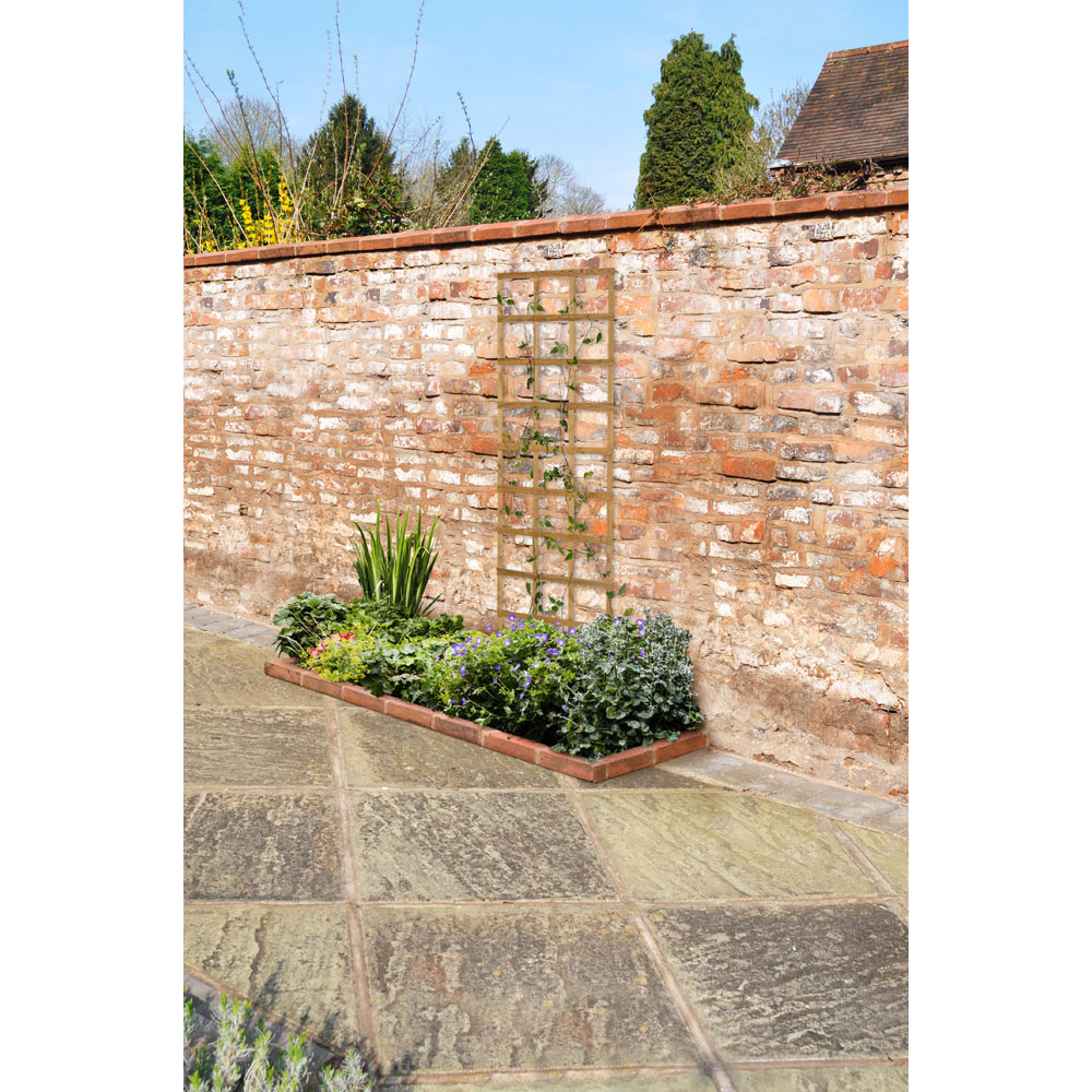 Forest Garden 6 x 2ft Traditional Square Garden Trellis Image 6