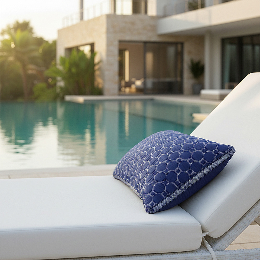 Living and Home Dark Blue Minimalist Pillow Inner 48 x 74cm Image 7