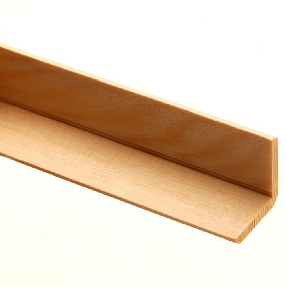 ​Blueprint Joinery Pine Basic Angled Edge Moulding Cover Bead 27mm 10 Pack Image 1