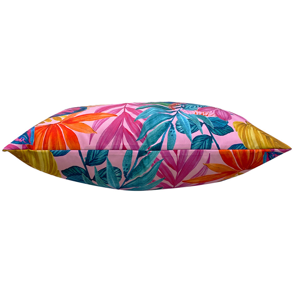 furn. Psychedelic Multicolour Jungle Tropical UV and Water Resistant Outdoor Floor Cushion Image 2