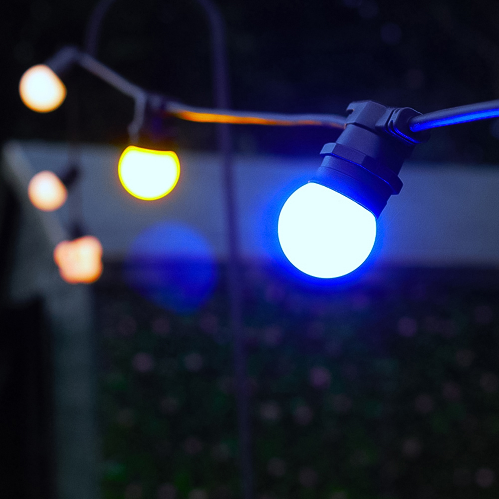 Eagle Connect G45 E27 Blue LED Bulb with Plastic Cover Image 2