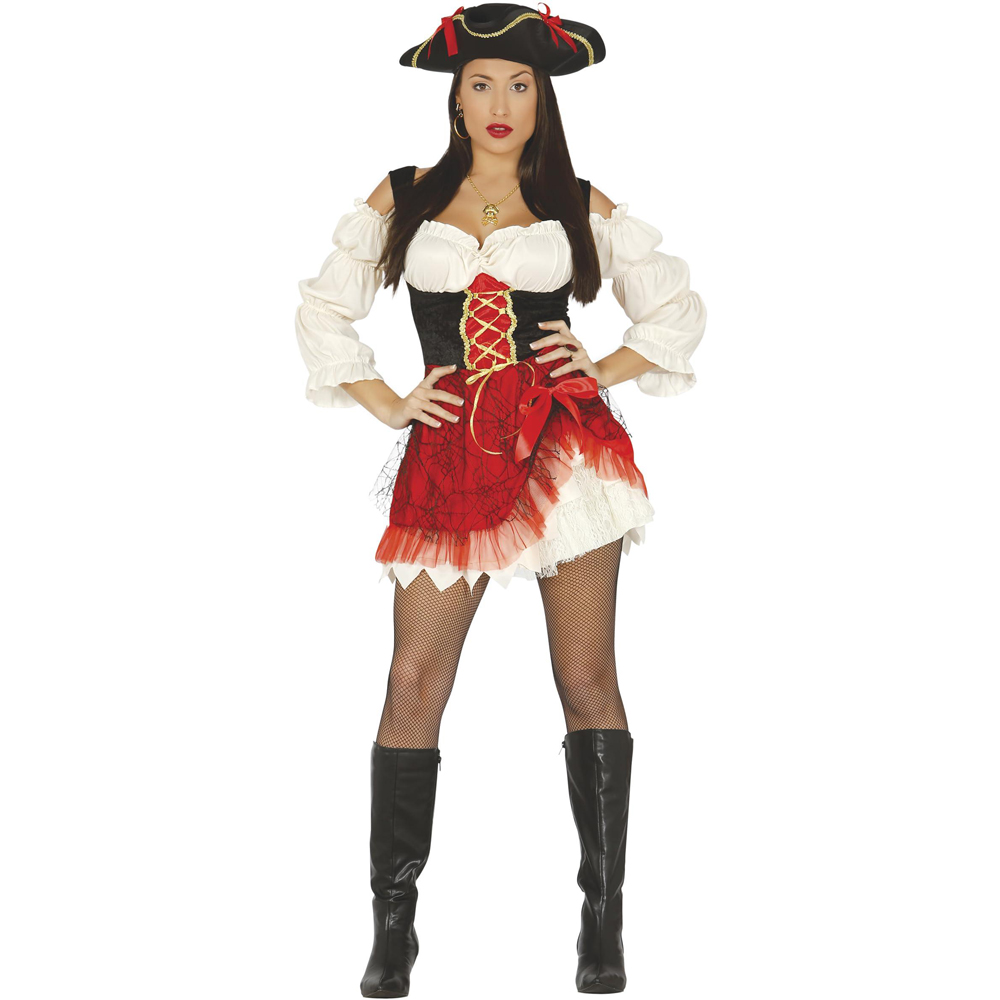 Fiestas Guirca Woman Pirate Red Halloween Costume Large Image 1