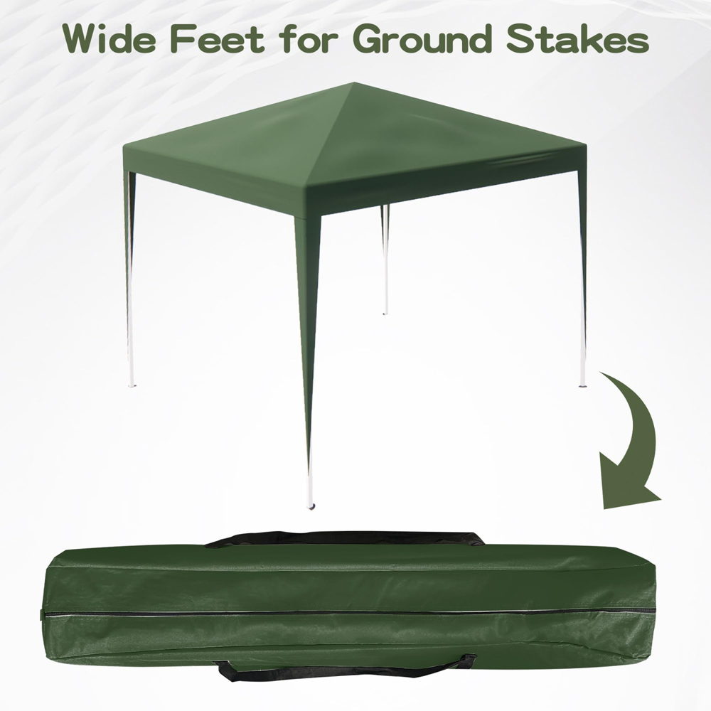 Alivio 3 x 3m Green Foldable Pop Up Gazebo Image 3