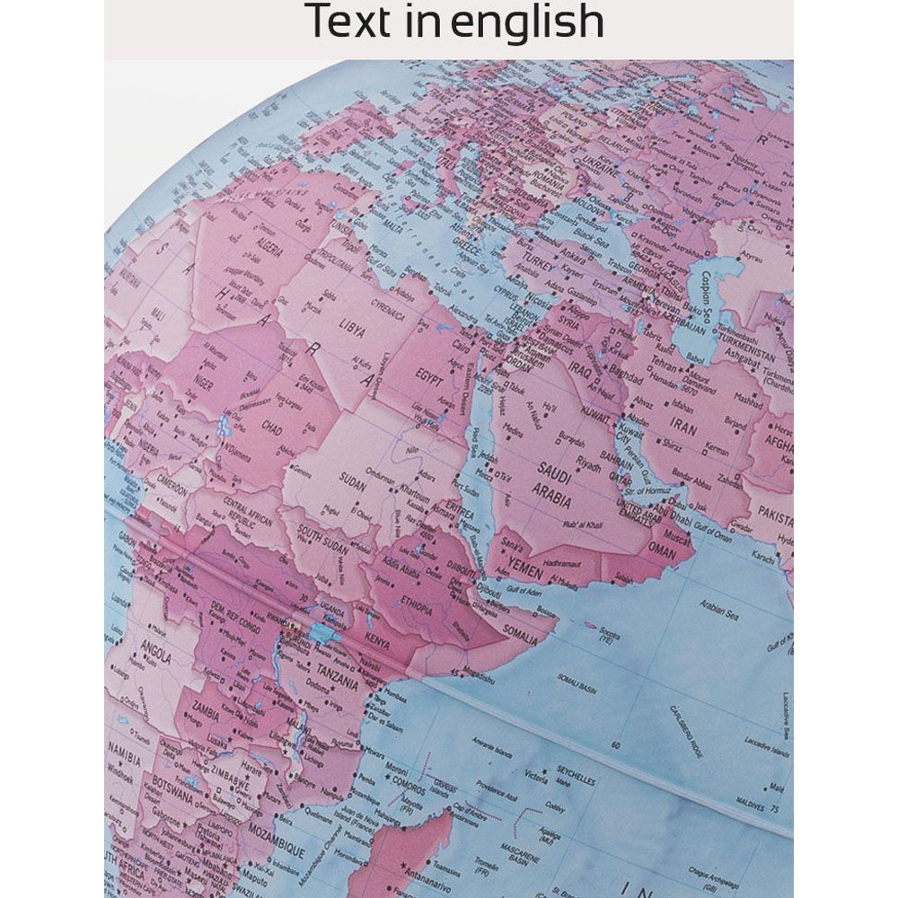 Nova Rico Pink Illuminated Globe 25cm Image 4