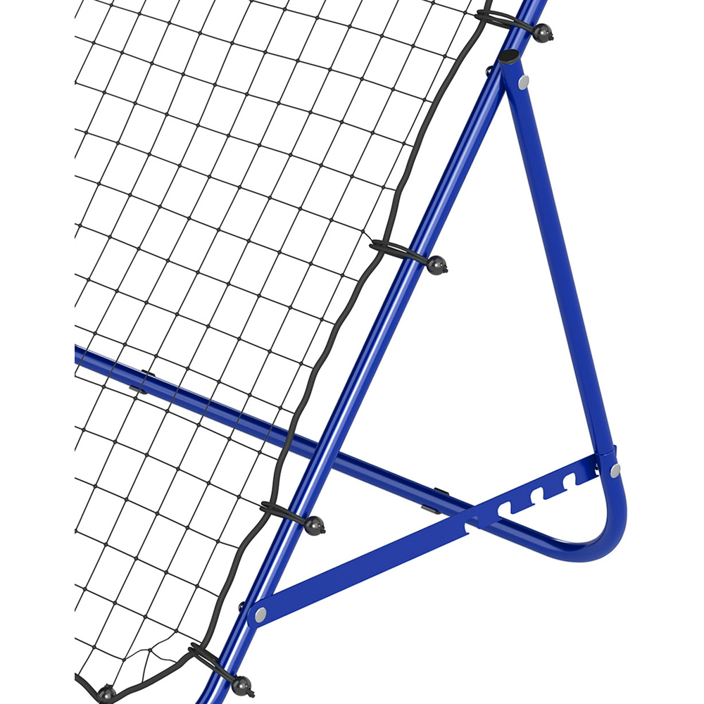 HOMCOM Adjustable Football Rebounder Net Training Aid Blue Image 9