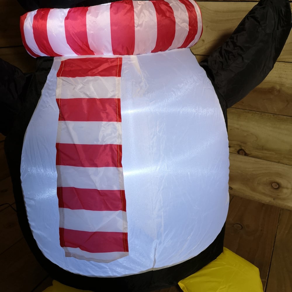 Samuel Alexander Outdoor Penguin with Candy Cane LED Christmas Inflatables Decorations 4ft Image 4