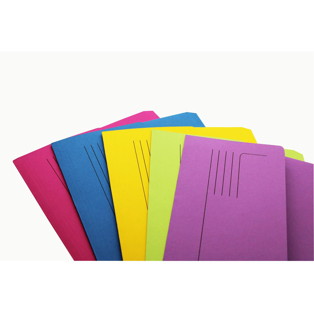 Exacompta A4 Multicolour Recycled Document Wallets 25 Pack Image 8