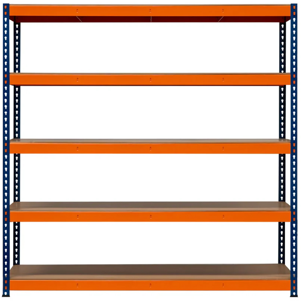 Monster Shop S Rax 5 Shelf Blue and Orange Shelving Unit Image 3