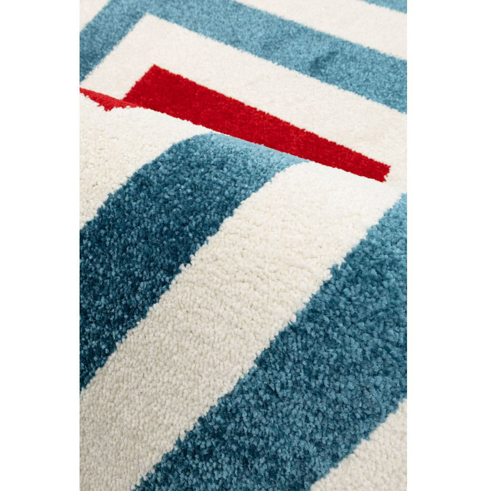Homemaker New Villa Border Blue Rug 160 x 230cm Image 3