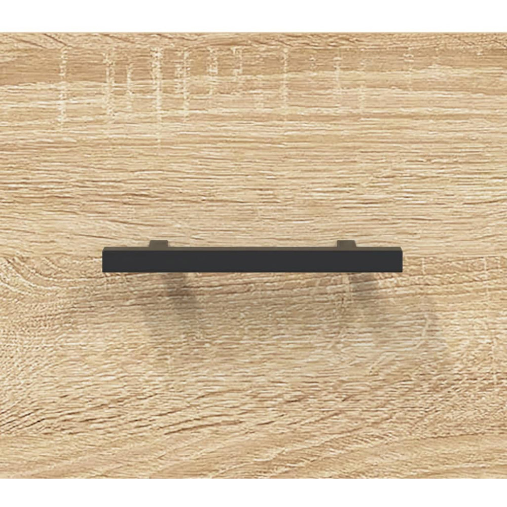 vidaXL 3 Drawer Sonoma Oak Sideboard Image 9