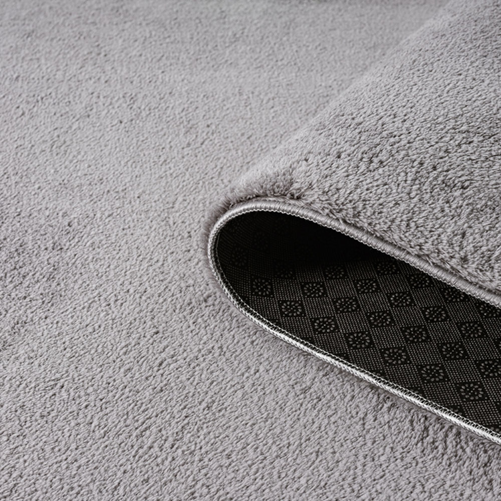 Desire Rugs Comfy Dark Grey Anti Slip Felt Backing Rug 200 x 280cm Image 5