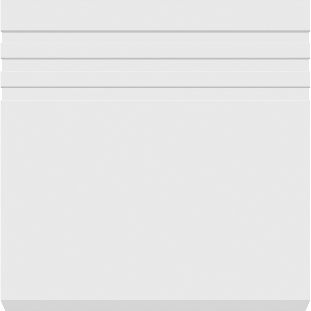 National Skirting White Groove III Primed Skirting Board 18mm 220 x 3040mm Image 3