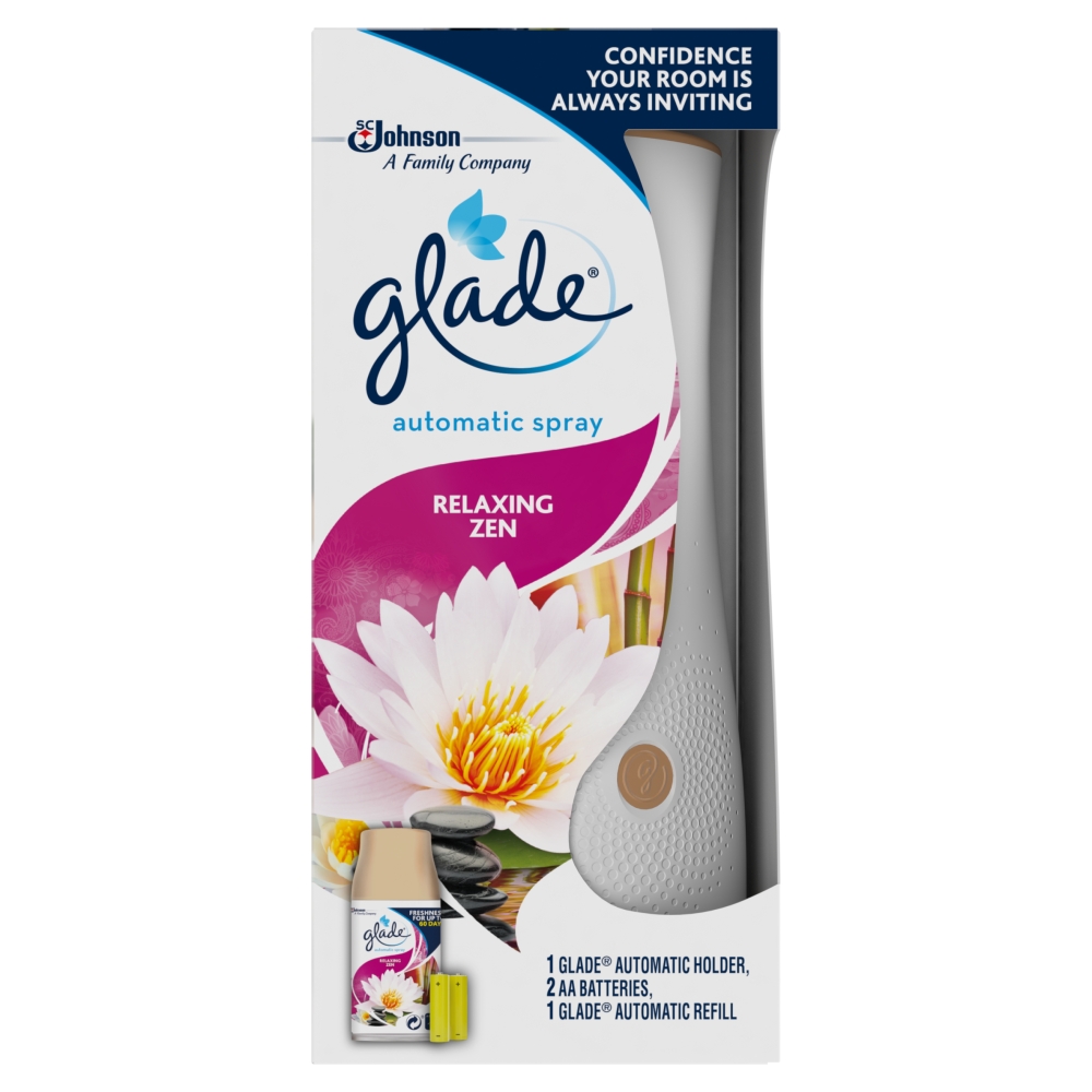 Glade Relaxing Zen Automatic Spray Air Freshener Unit Image 1