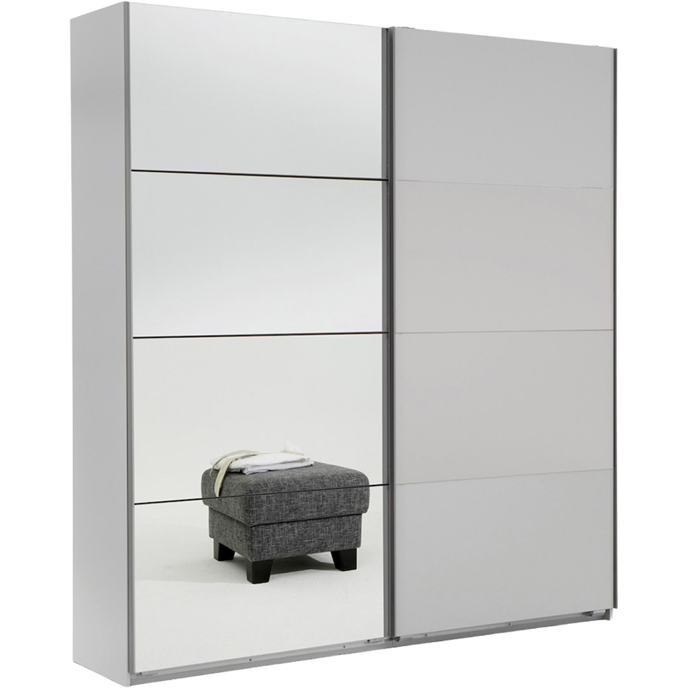 TJ'S Dublin 2 Sliding Door White Wardrobe Image 2