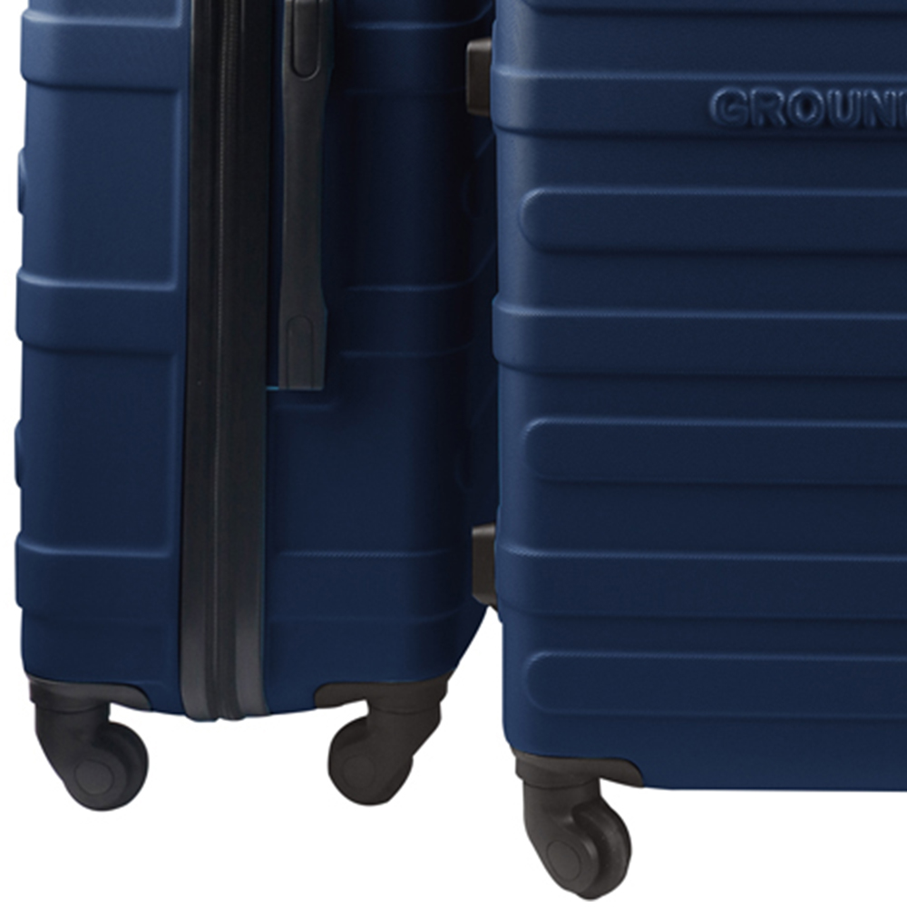 Groundlevel Regency Hard Shell Set of 4 Navy Luggage Suitcase Image 3