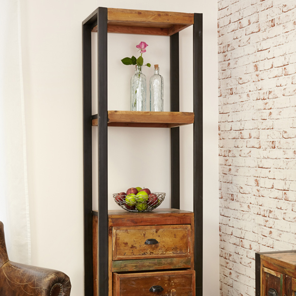 Baumhaus Urban Chic 3 Drawer 2 Shelf Alcove Bookcase Image 5