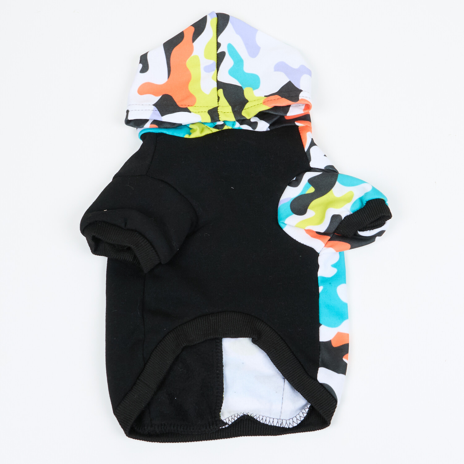 Camouflage Dog Hoodie Black M Image 2