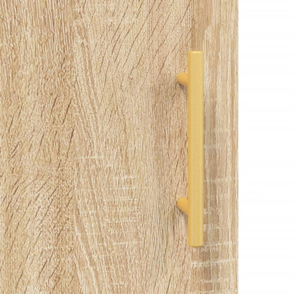 vidaXL 2 Door 2 Shelf Sonoma Oak TV Cabinet Image 9