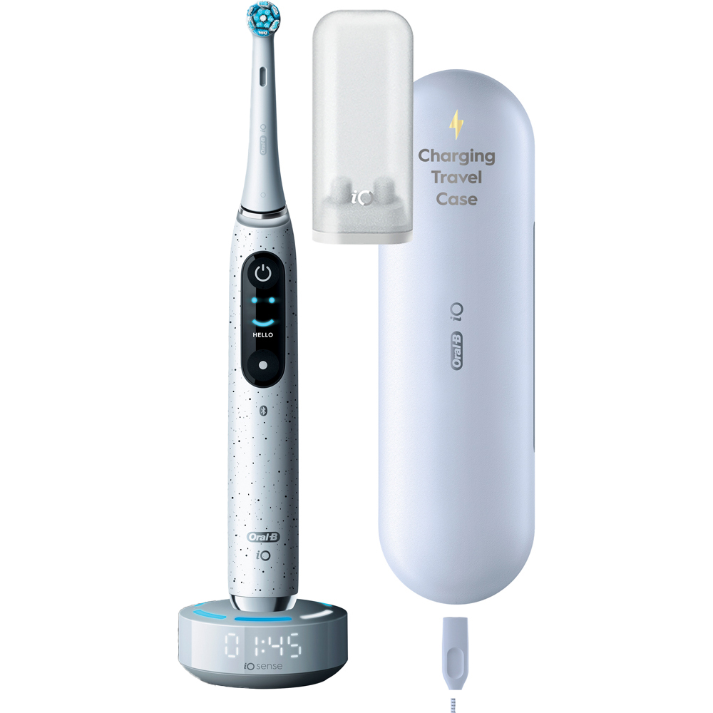 Oral-B iO Series 10 Stardust White Rechargeable Toothbrush Image 2
