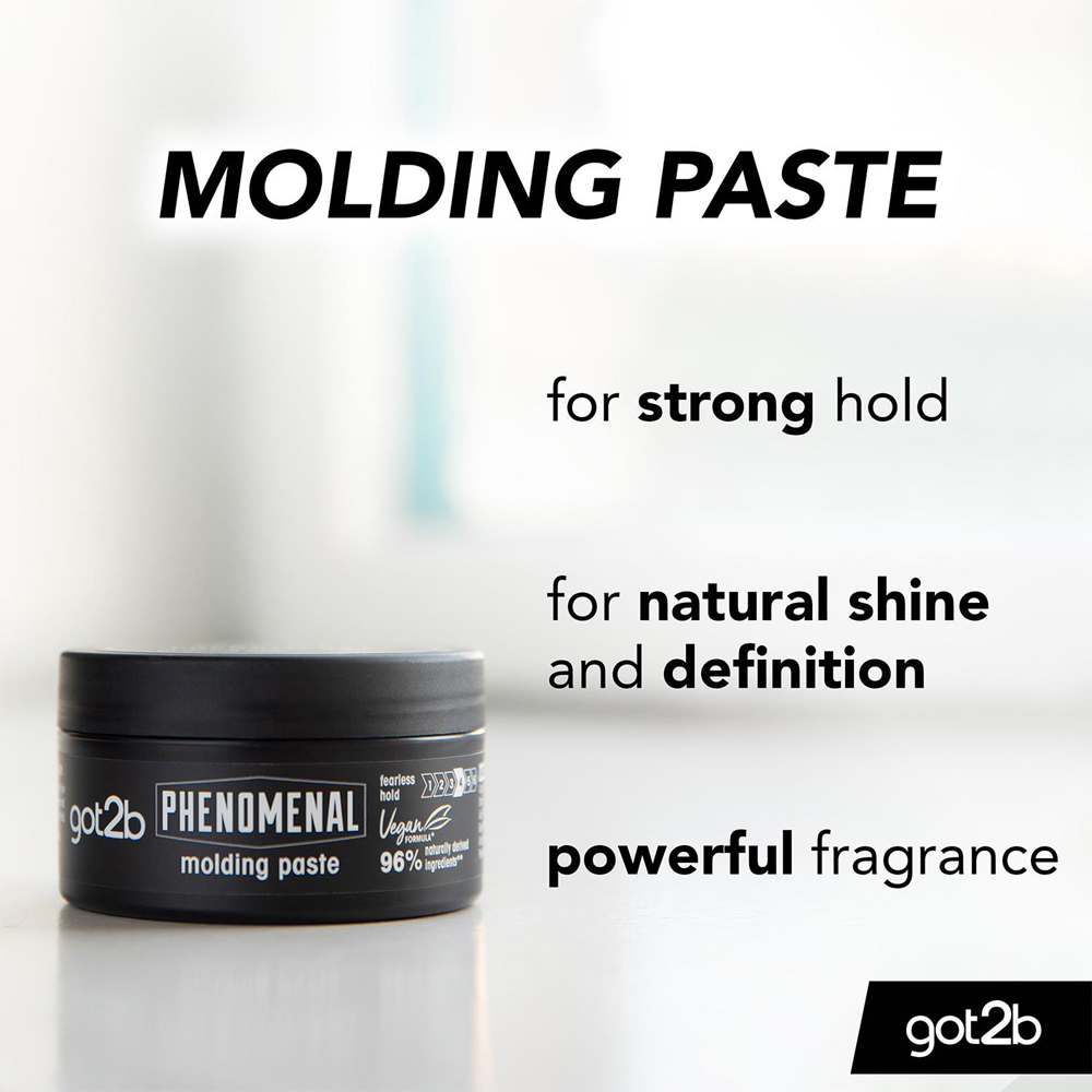 Got2b Phenomenal Moulding Paste Grooming with Style 100ml 6 Pack Image 5