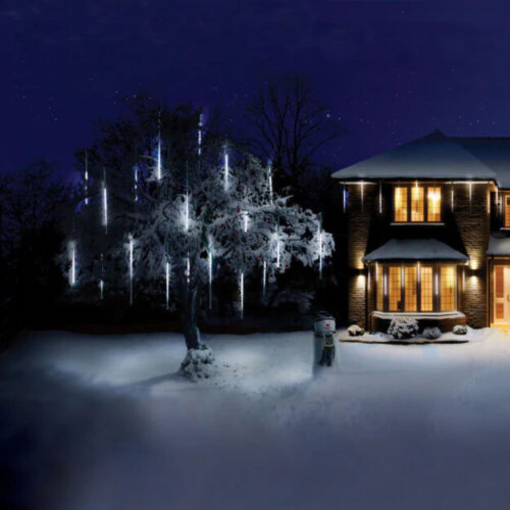 Samuel Alexander White LED Snow Shower Snowing Effect Lights Image 5