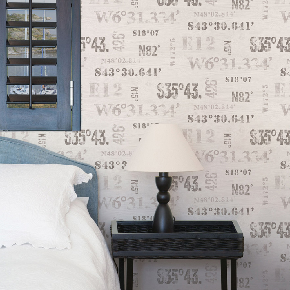 Galerie Deauville 2 Nautical Beige and Brown Wallpaper Image 3