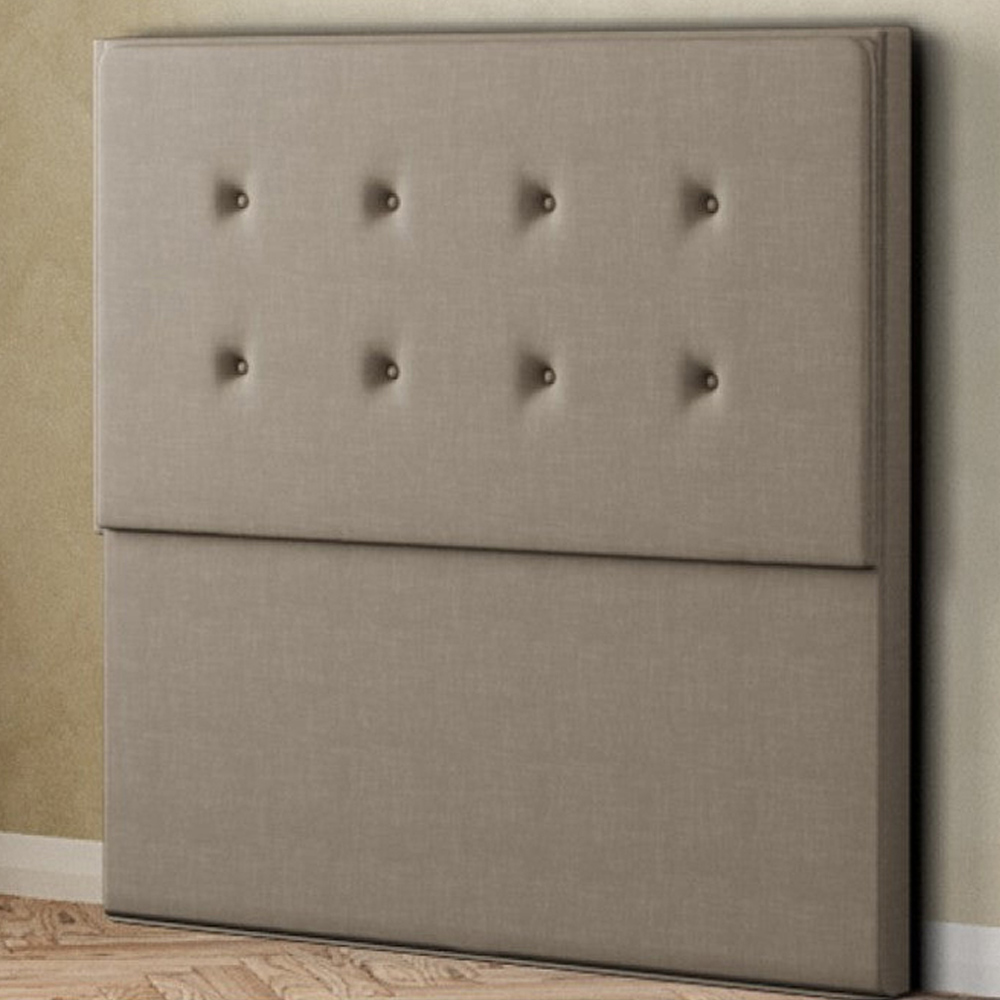 Eleganza Darlington Double Mink Malham Weave Floor Standing Headboard Image 1