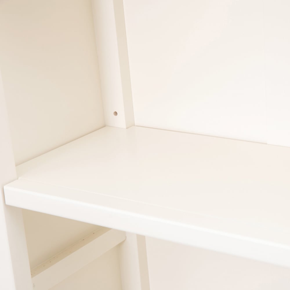 Cosenza 5 Shelf Off White Bookcase Image 6