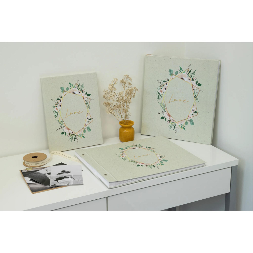 Exacompta Champetre Multicolour Floral Design Guest Book with Gold Edges 100 Pages Image 8