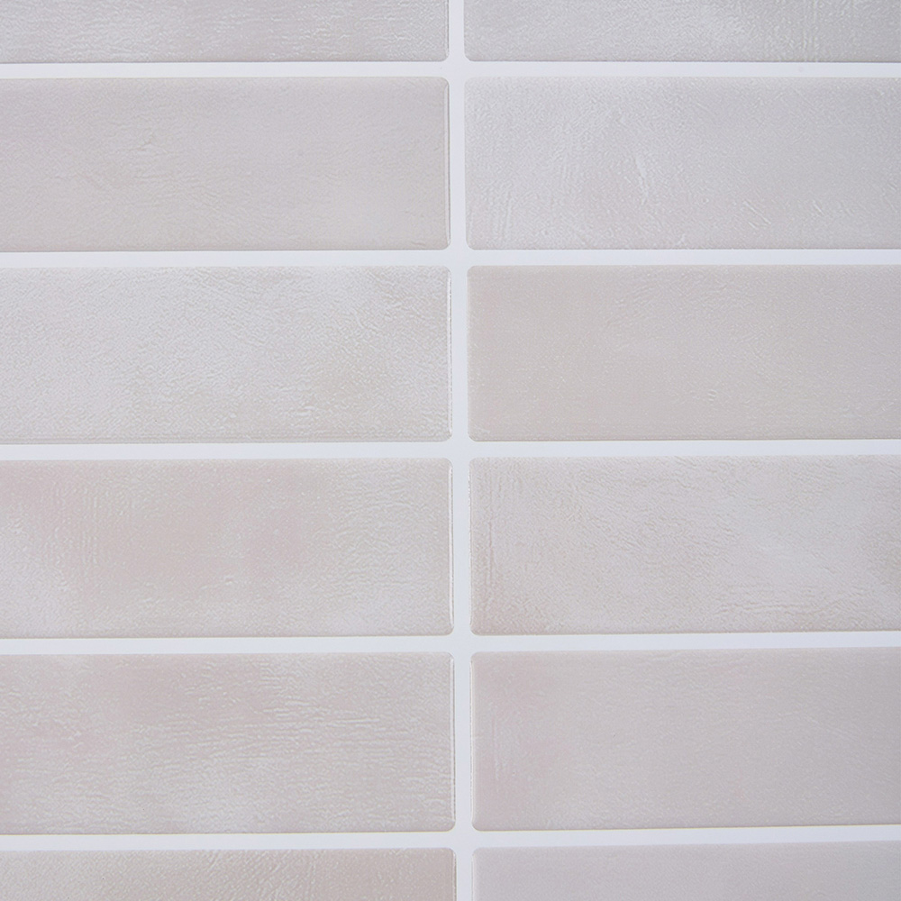 Living and Home Light Brown Rectangle Self Adhesive Wall Sticker 10 Pack Image 5