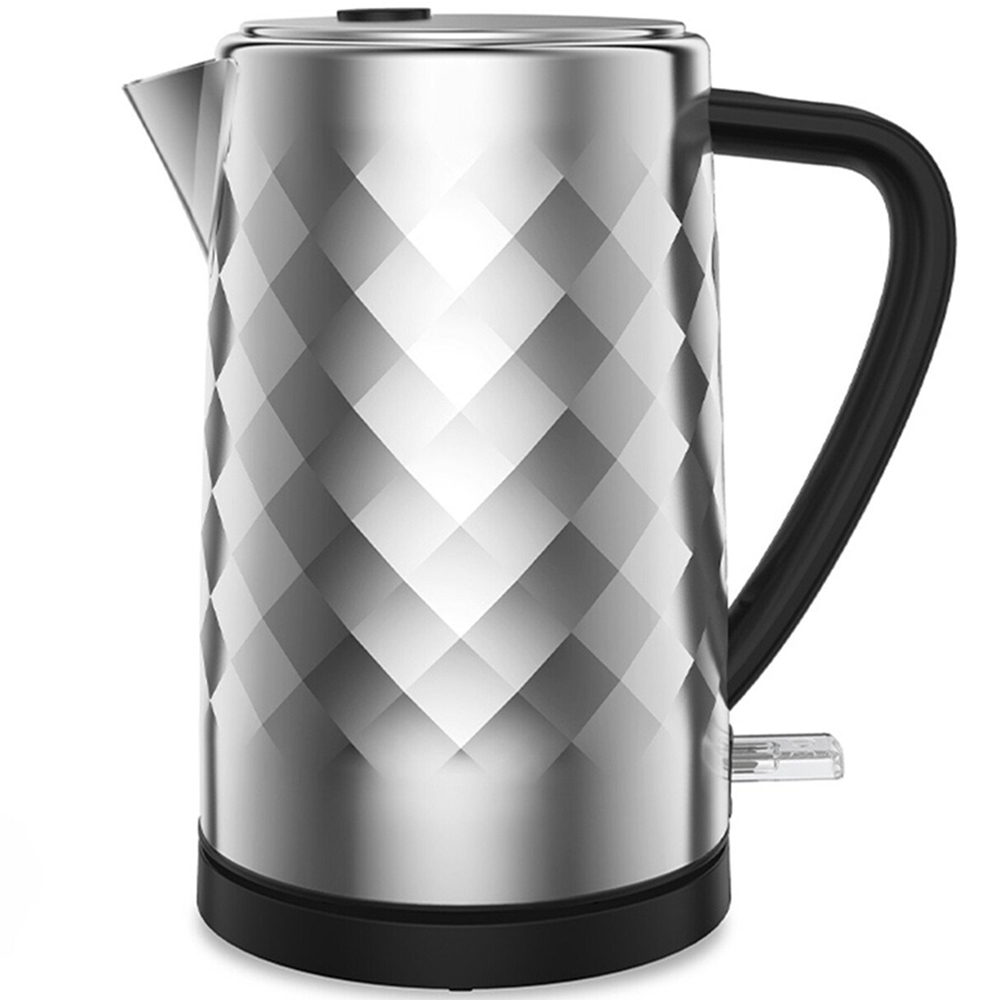 Stainless Steel Zigzag Kettle 1.7L - Silver Image