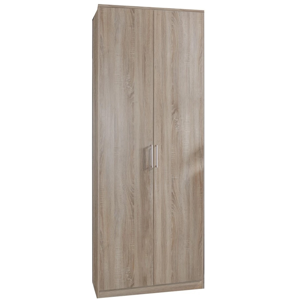 TJ'S Gerven 2 Door Oak Wardrobe Image 2